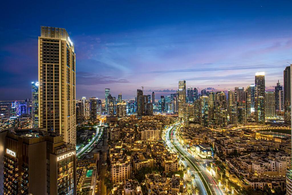 Magnificent Brand New Lux 3Br Burj & Fountain View Leilighet Dubai Eksteriør bilde